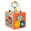 Small Foot - Houten Activiteitenkubus Motoriekspiraal Dino