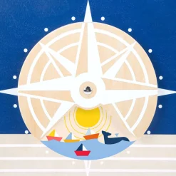 Small Foot  -  Houten Activiteiten Loopwagen Walvis