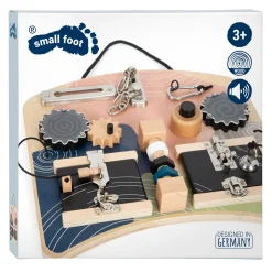 Small Foot - Houten Activiteitenbord Rotatie en Sloten