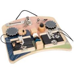 Small Foot - Houten Activiteitenbord Rotatie en Sloten