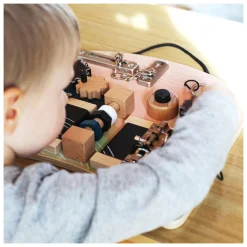 Small Foot - Houten Activiteitenbord Rotatie en Sloten