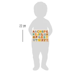 Small Foot  -  Houten Alfabet Puzzel Safari