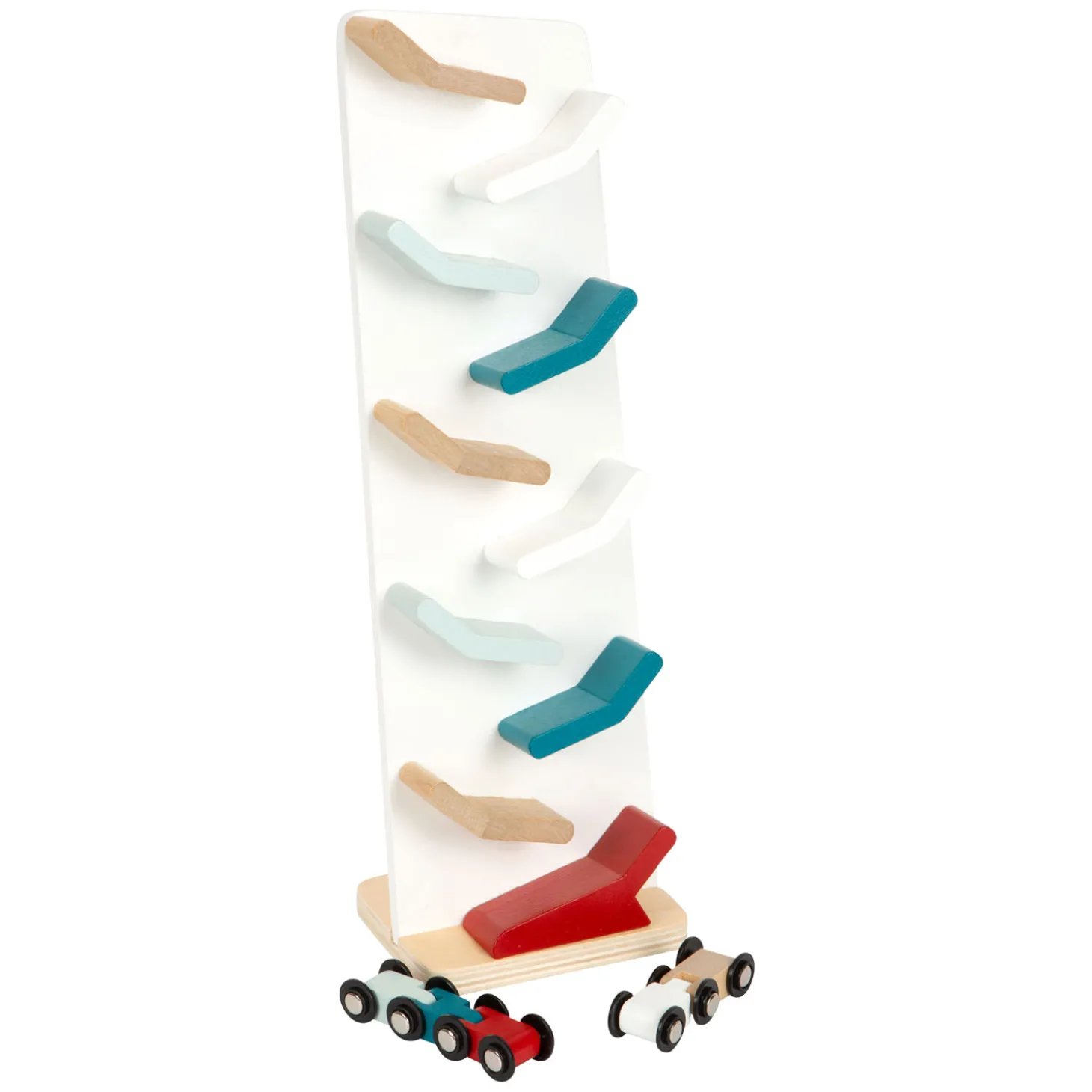 Small Foot - Houten Autobaan Toren met Auto's, 3dlg.