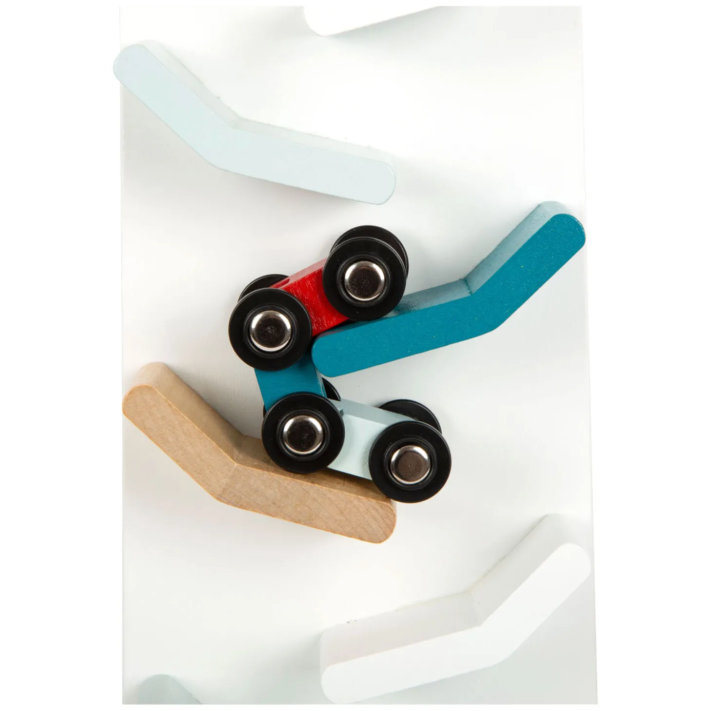 Small Foot - Houten Autobaan Toren met Auto's, 3dlg.