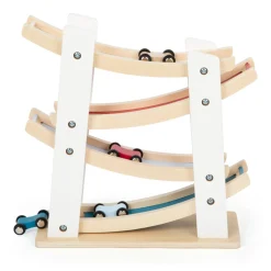 Small Foot  -  Houten Autobaan met 4 Auto's