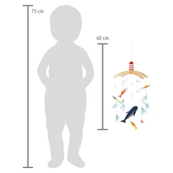 Small Foot - Houten Baby Mobiel Groot Oceaan