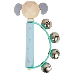 Small Foot - Houten Baby Tamboerijn Dier Pastel