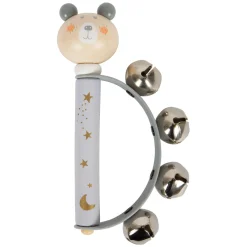 Small Foot - Houten Baby Tamboerijn Dier Pastel
