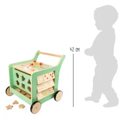 Small Foot - Houten Baby Walker Loopwagen Activiteitencentrum