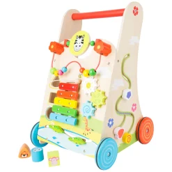 Small Foot - Houten Baby Walker Loopwagen Kleurrijk