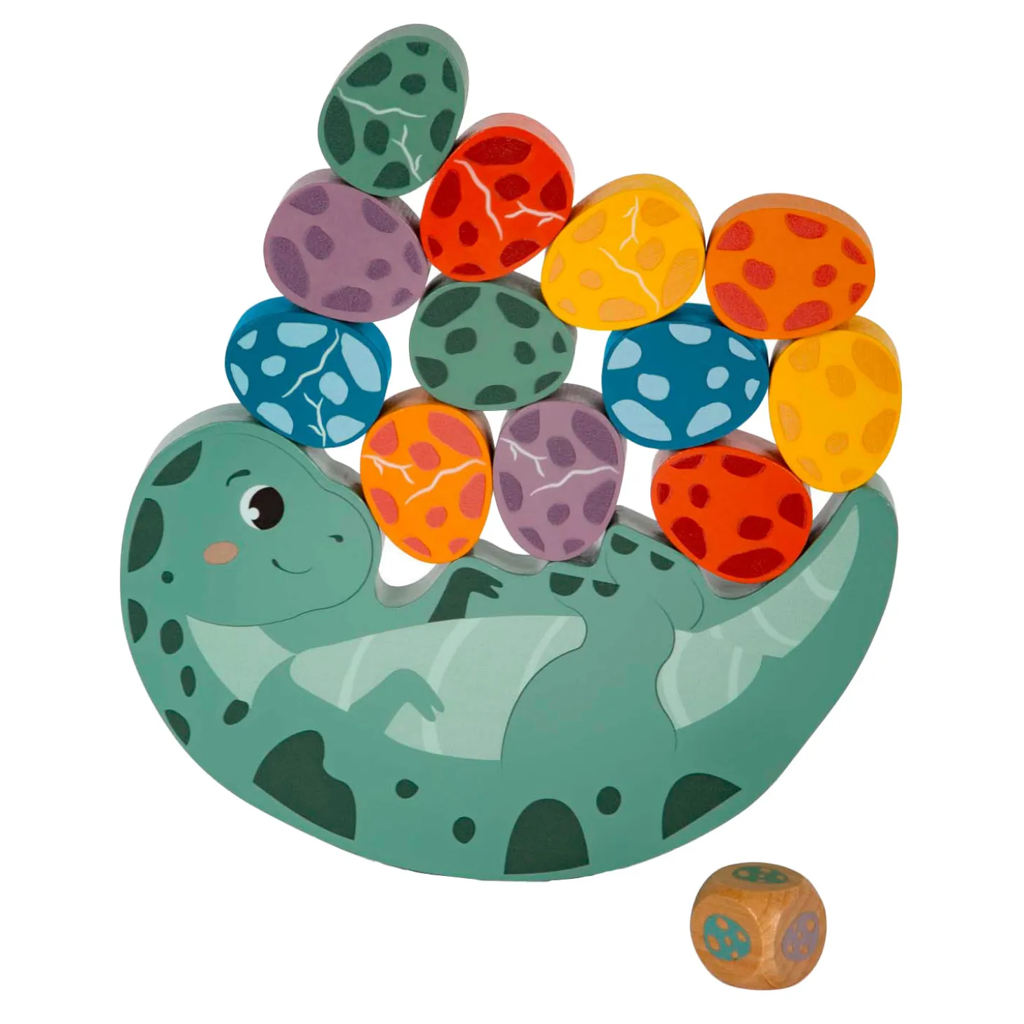 Small Foot - Houten Balansspel Dino, 14dlg.