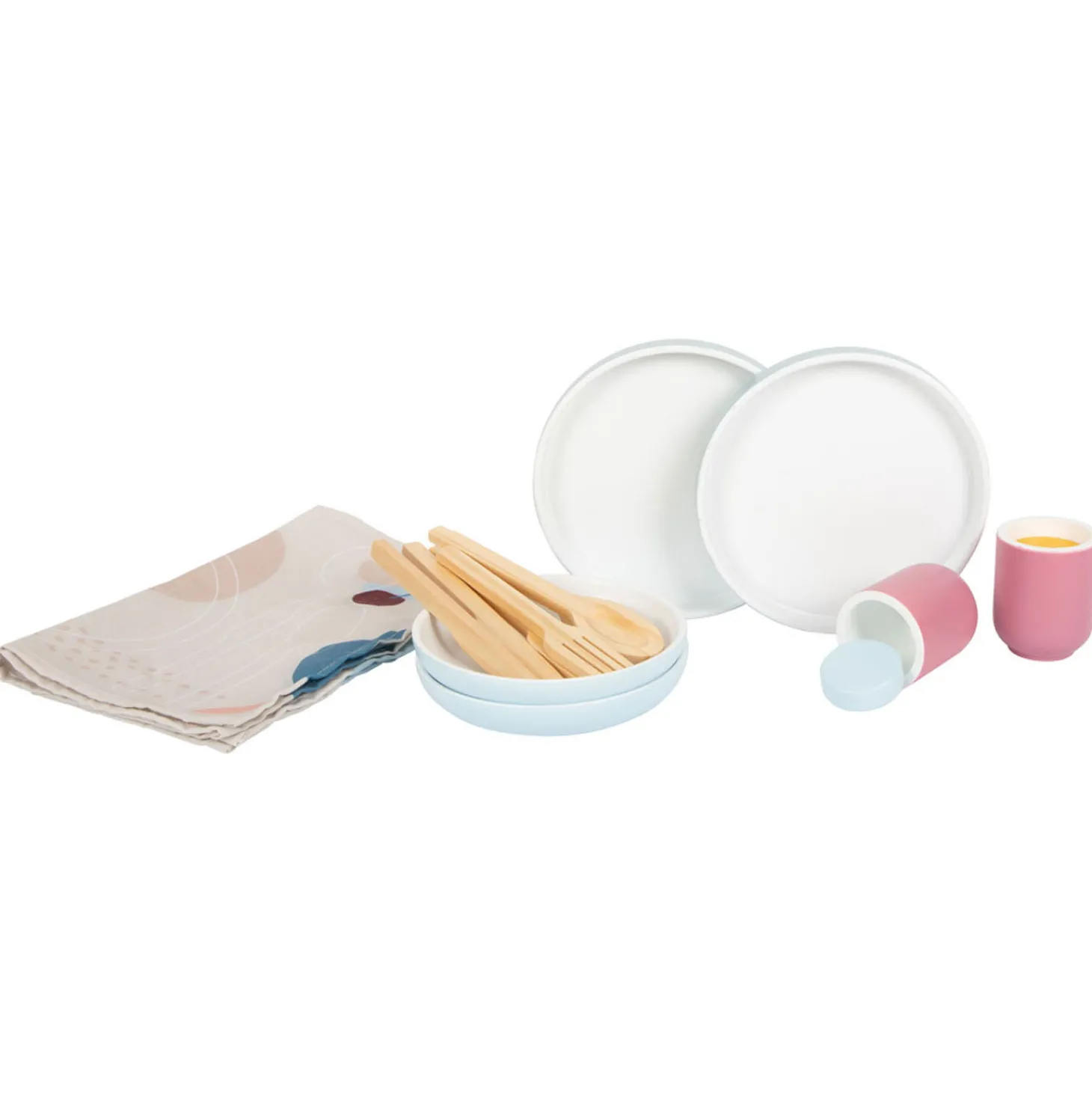 Small Foot - Houten Bestekset met Placemats, 18dlg.