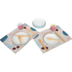 Small Foot - Houten Bestekset met Placemats, 18dlg.