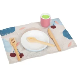 Small Foot - Houten Bestekset met Placemats, 18dlg.