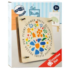 Small Foot - Houten Bloemenpers, 18x18cm