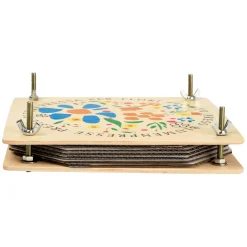 Small Foot - Houten Bloemenpers, 18x18cm