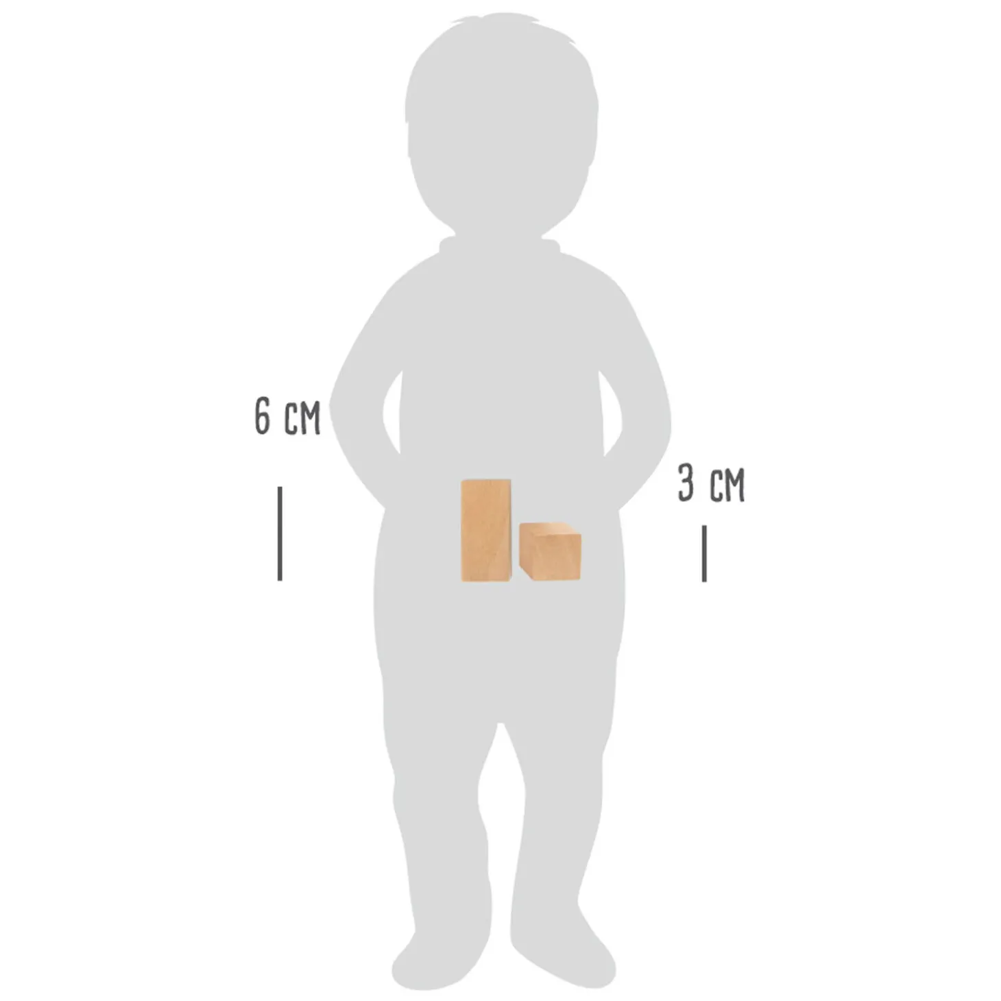 Small Foot - Houten Bouwblokken Safari, 50dlg.