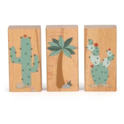 Small Foot - Houten Bouwblokken Dino, 50dlg.