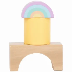Small Foot - Houten Bouwblokken Pastel, 50dlg.