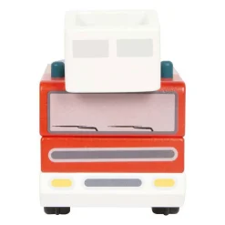 Small Foot - Houten Brandweerwagen met Roterende Ladder