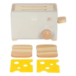 Small Foot - Houten Broodrooster Set Grijs 