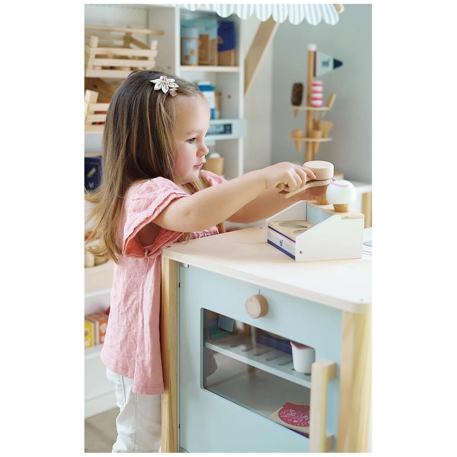 Small Foot - Houten Compacte Ijskraam Fresh, 6dlg.