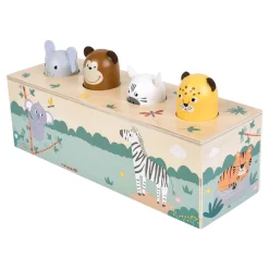 Small Foot - Houten Dansende Dieren met Geluiden Safari FSC
