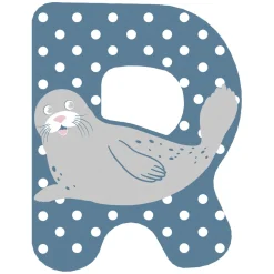 Small Foot - Houten Dieren Kinderletter - R