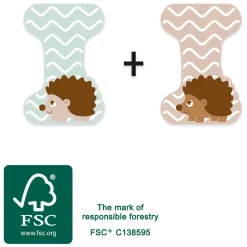 Small Foot - Houten Dieren Kinderletter - I