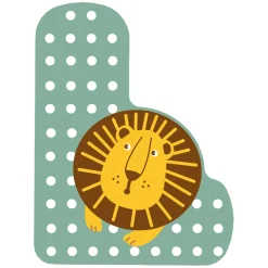 Small Foot - Houten Dieren Kinderletter - L