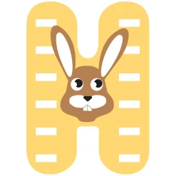 Small Foot - Houten Dieren Kinderletter - H