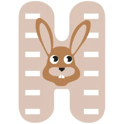 Small Foot - Houten Dieren Kinderletter - H