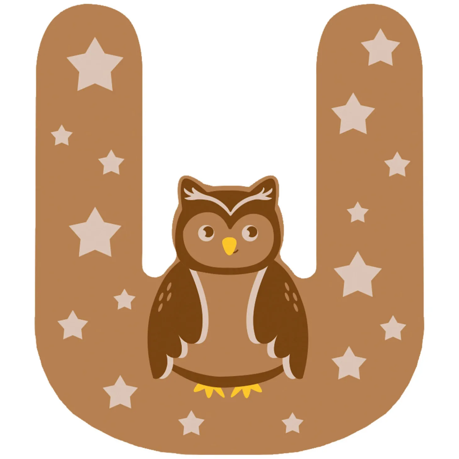 Small Foot - Houten Dieren Kinderletter - U