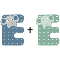 Small Foot - Houten Dieren Kinderletter - E