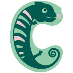 Small Foot - Houten Dieren Kinderletter - C