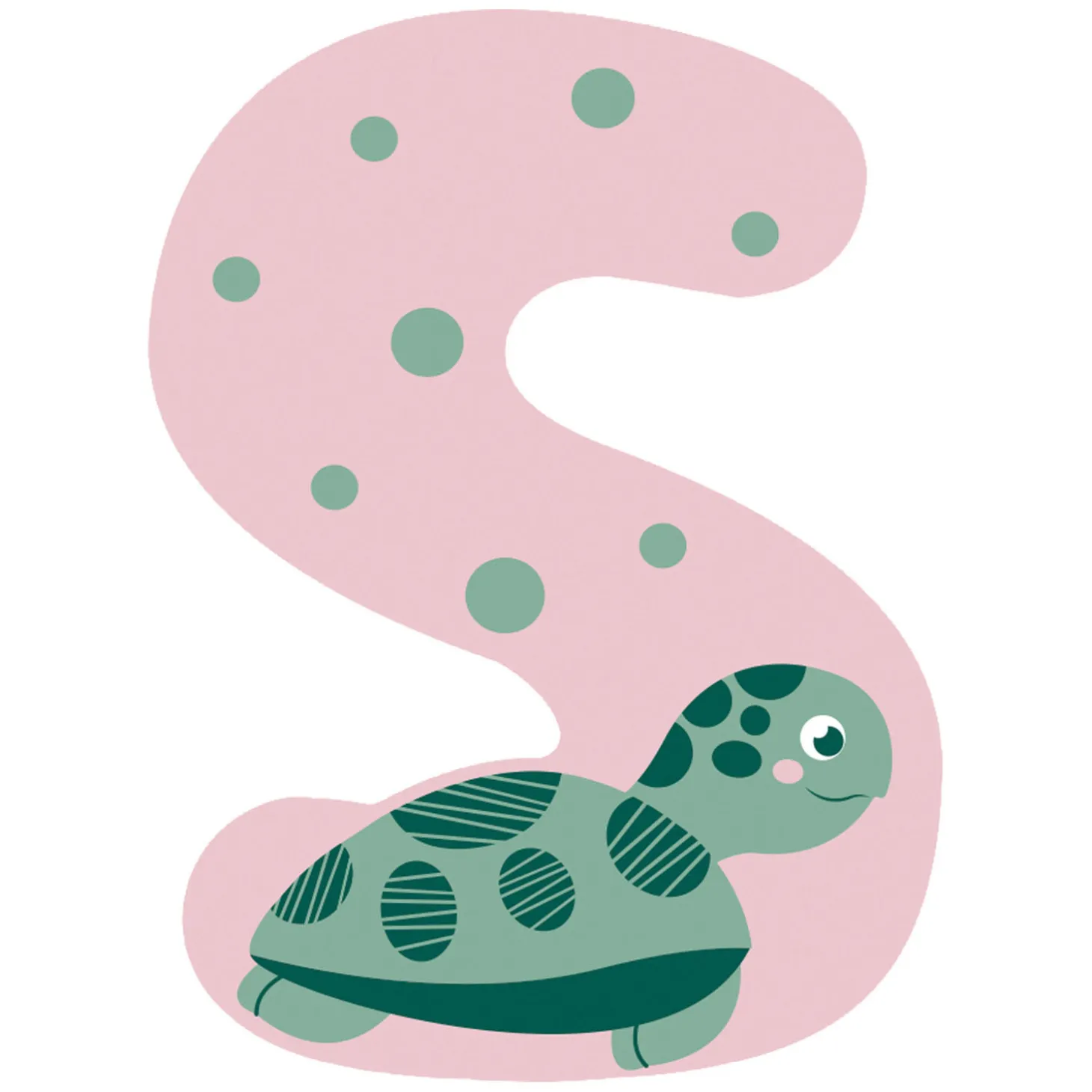 Small Foot - Houten Dieren Kinderletter - S