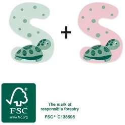 Small Foot - Houten Dieren Kinderletter - S