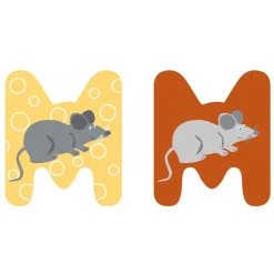 Small Foot - Houten Dieren Kinderletter - M