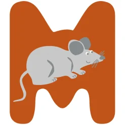 Small Foot - Houten Dieren Kinderletter - M