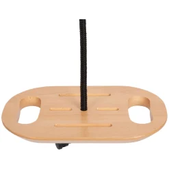 Small Foot - Houten Disc Schommel met Handgrepen Black Line