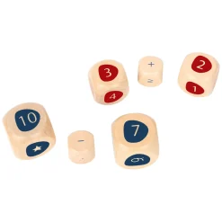 Small Foot  -  Houten Dobbelstenen met Rekensommen