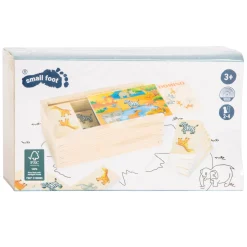 Small Foot - Houten Dominospel Safari