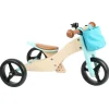 Small Foot  -  Houten Driewieler en Loopfiets 2in1 Turquoise
