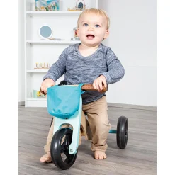 Small Foot  -  Houten Driewieler en Loopfiets 2in1 Turquoise