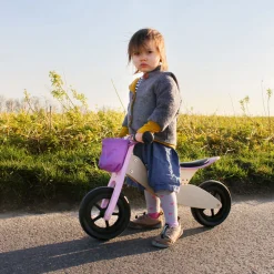 Small Foot  -  Houten Driewieler en Loopfiets 2in1 Maxi Roze