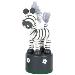 Small Foot - Houten Drukfiguur Wilde Dieren, Set van 6