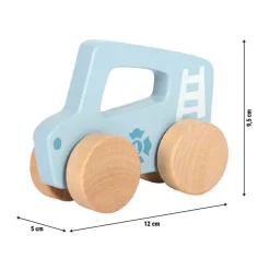 Small Foot - Houten Duwautootje Blauw