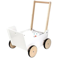 Small Foot - Houten Duwpoppenwagen Little Button