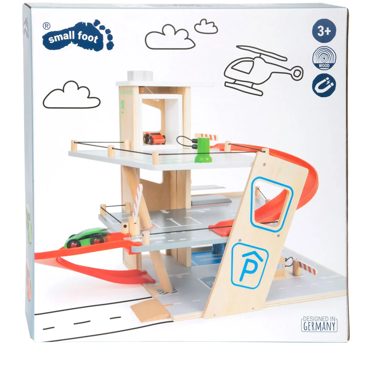 Small Foot - Houten Garage met Wasstraat