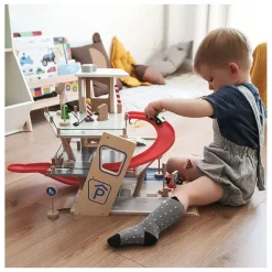 Small Foot - Houten Garage met Wasstraat